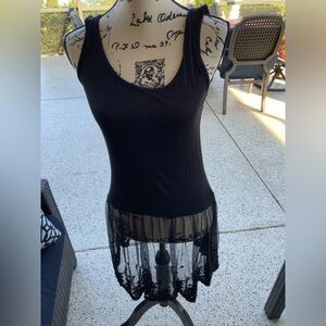 Gently worn once Wanna B top with lace bottom.